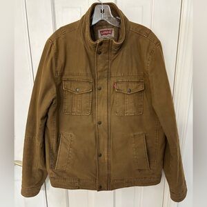 Levi's Men's Tan Military Jacket